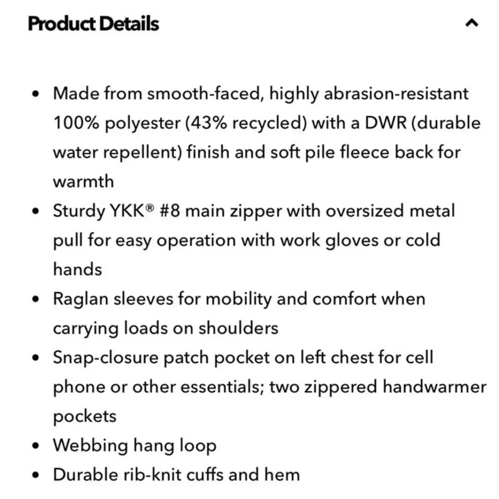 Patagonia Tin Shed gray jacket‎